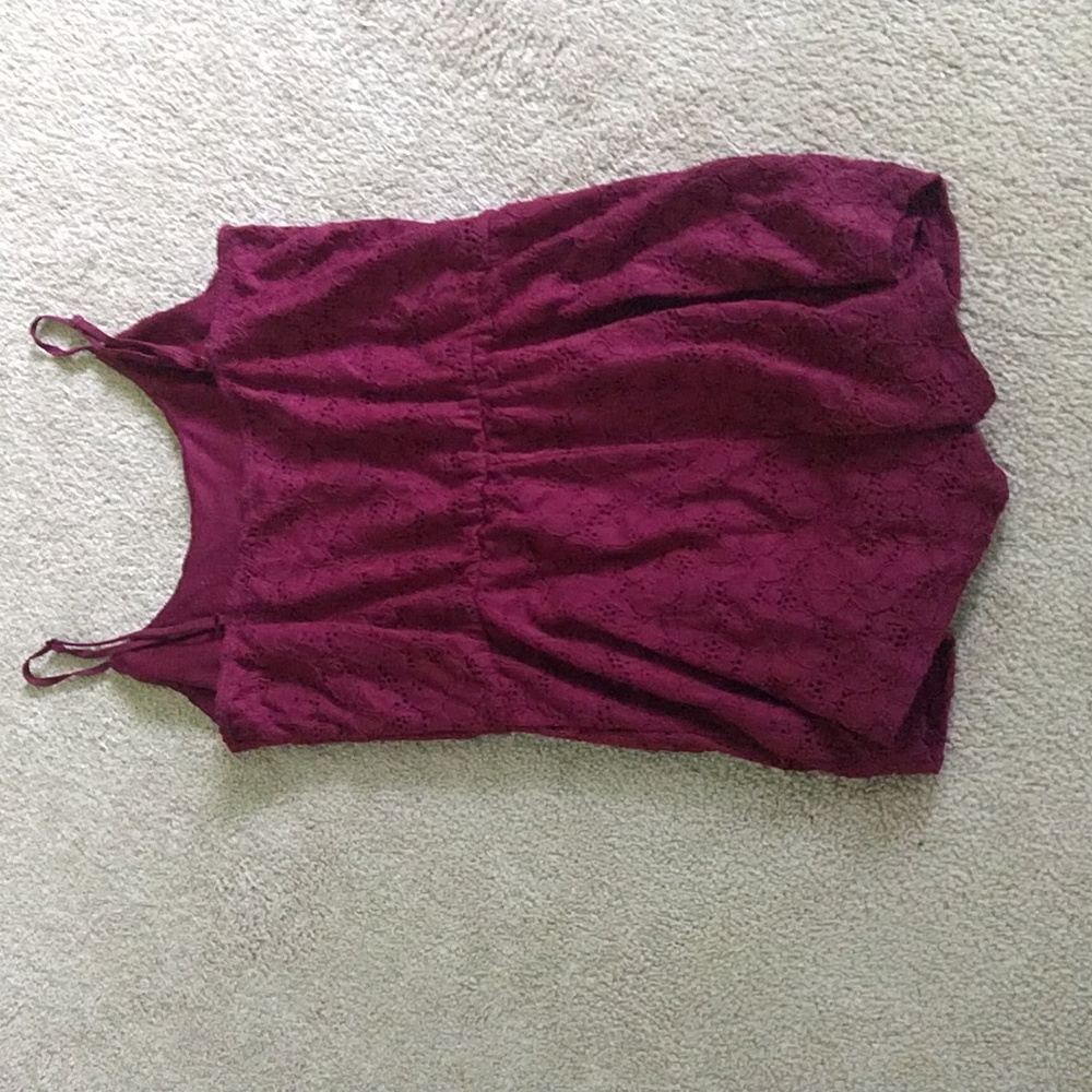 Maroon Romper - Picture 2 of 3